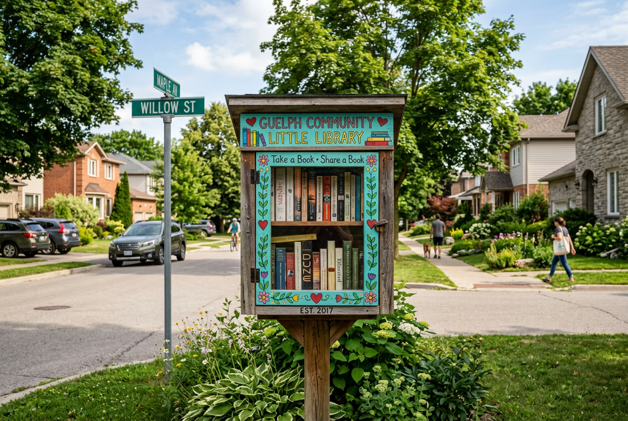 Page: Guelph Little Libraries - Guelph Maps Guy. Slot: BtFp5gBbaP5tuw4k8. Context: There are more th